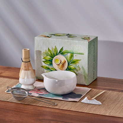 Ceramic Matcha Whisk Set