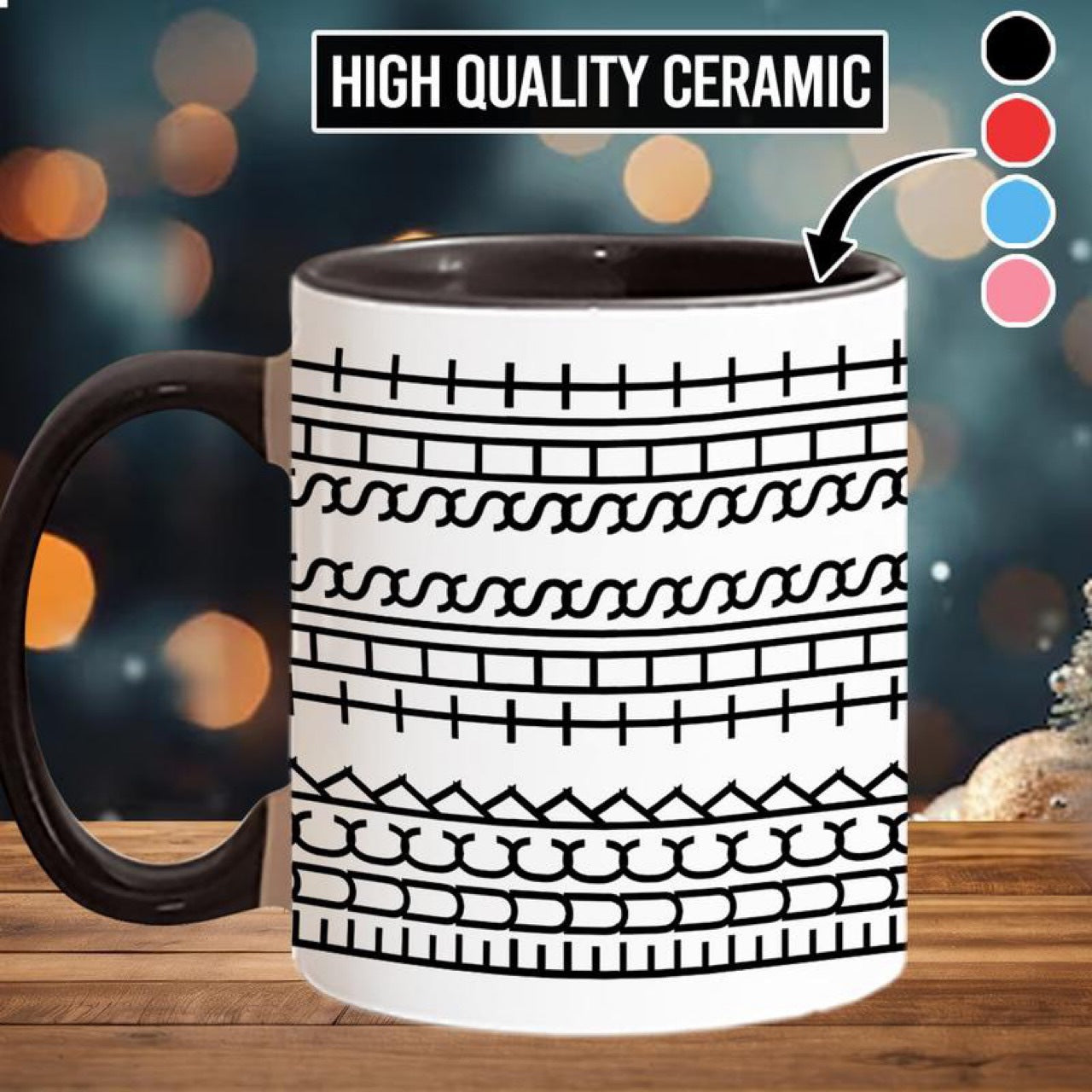 Ceramic Message Reveal Coffee Cup