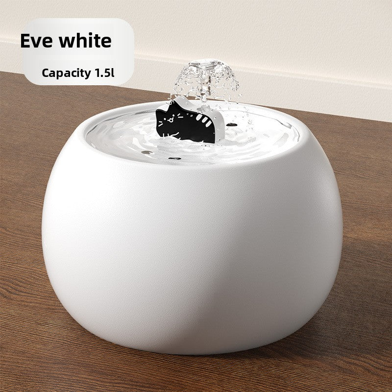 Ceramic Pet Water Dispenser with Automatic Circulation