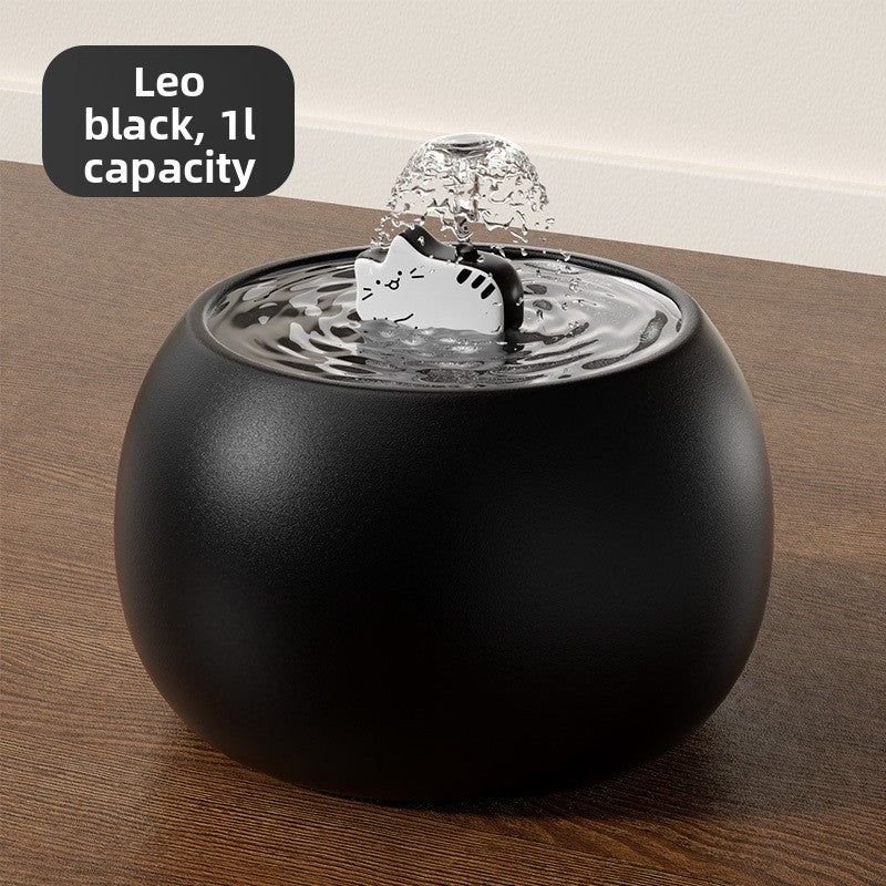 Ceramic Pet Water Dispenser with Automatic Circulation
