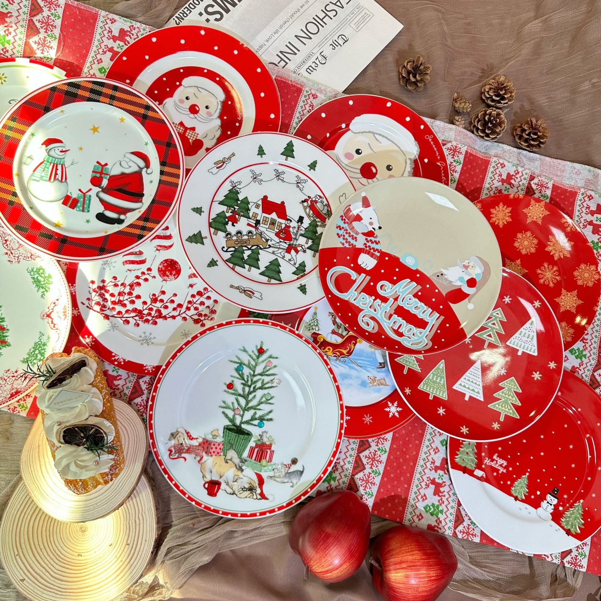Ceramic plates