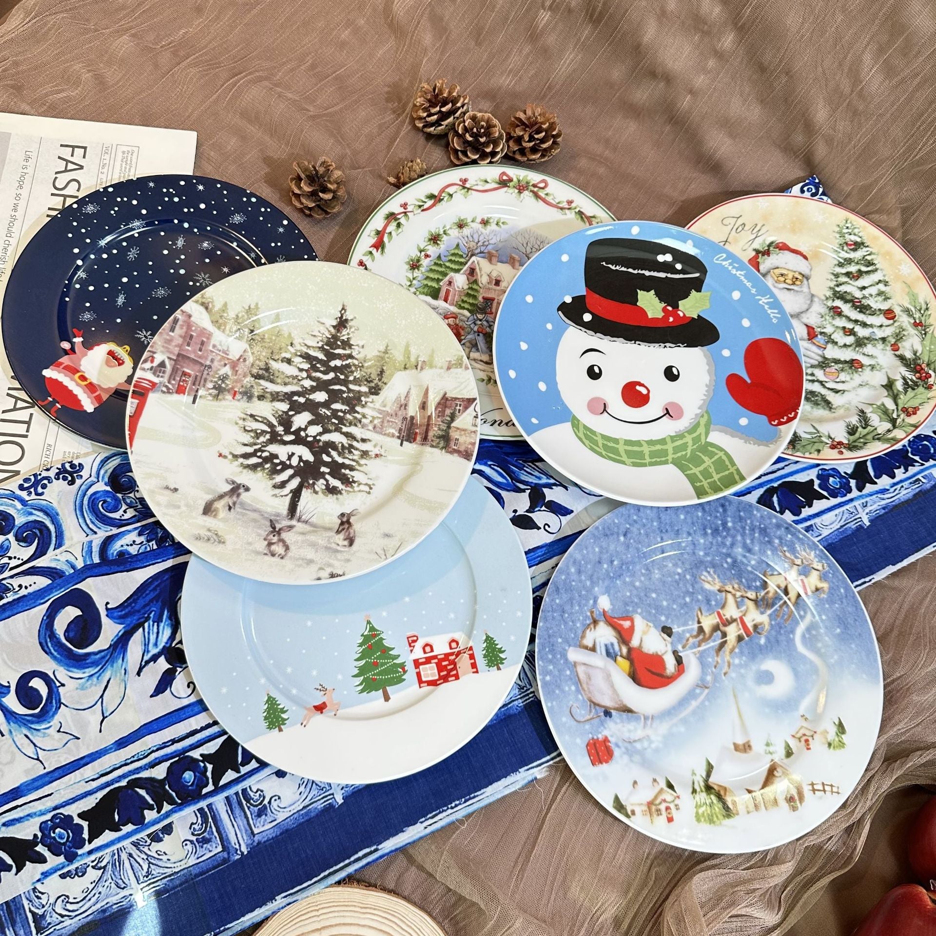 Ceramic plates