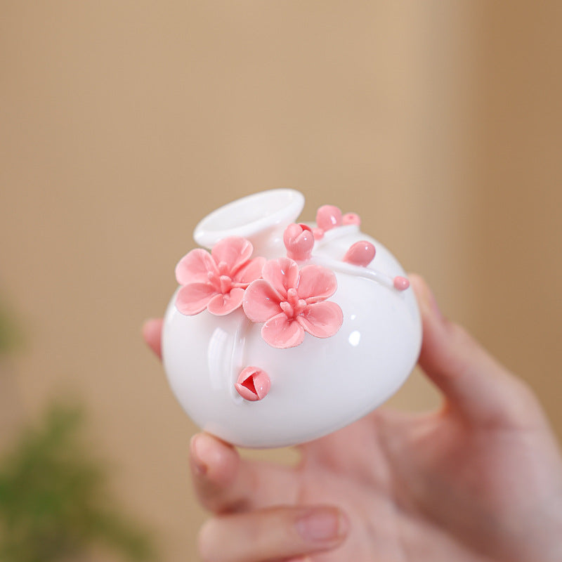 Ceramic plum blossom decorative item