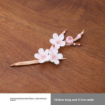 Ceramic plum blossom decorative item