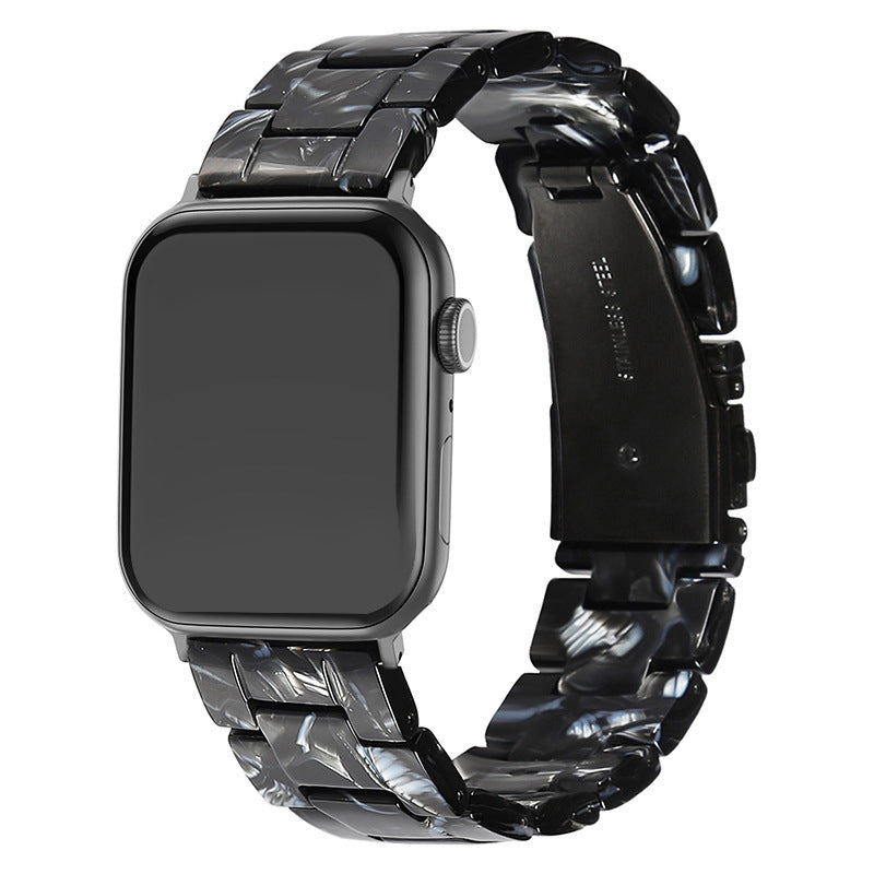 Ceramic resin watch strap