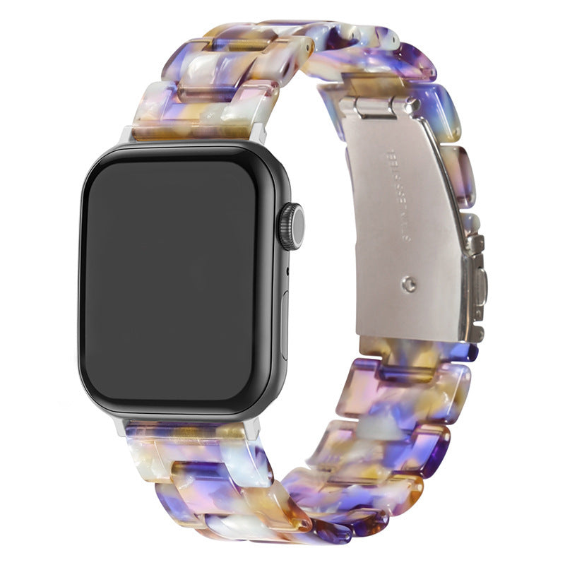 Ceramic resin watch strap