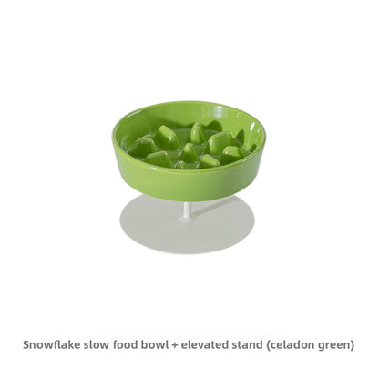 Ceramic Slow Feeder Pet Bowl