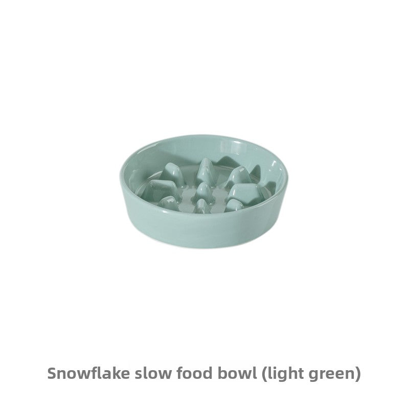Ceramic Slow Feeder Pet Bowl