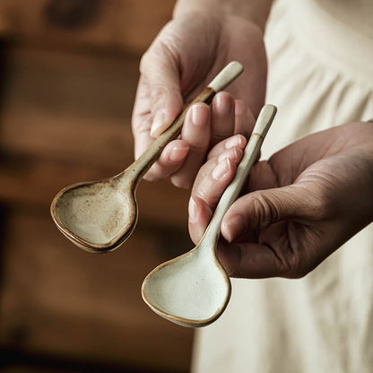 Ceramic spoon