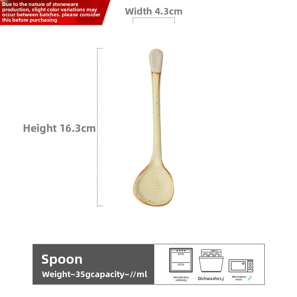 Ceramic spoon