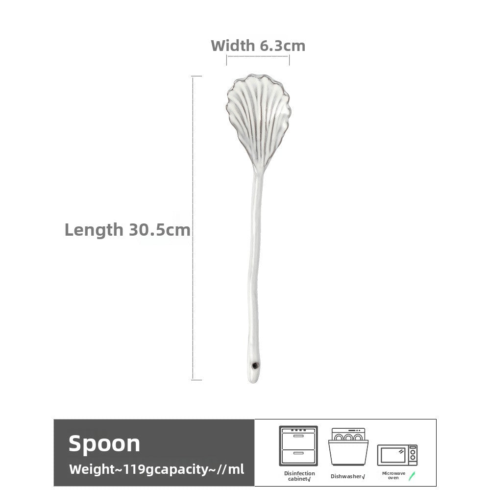Ceramic spoon