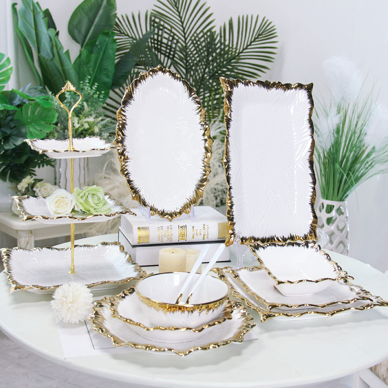 Ceramic tableware set meal