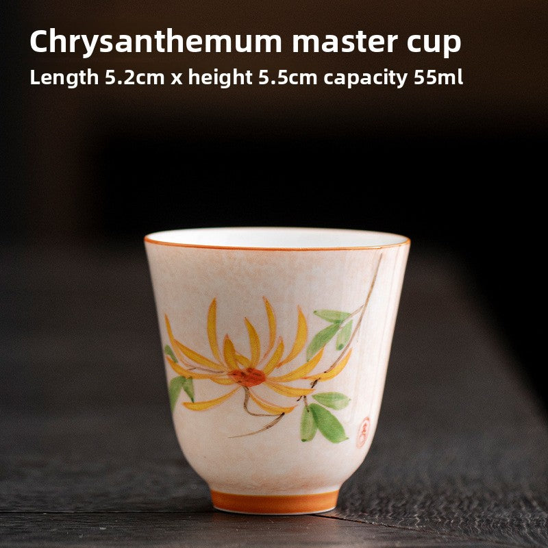 Ceramic teacup