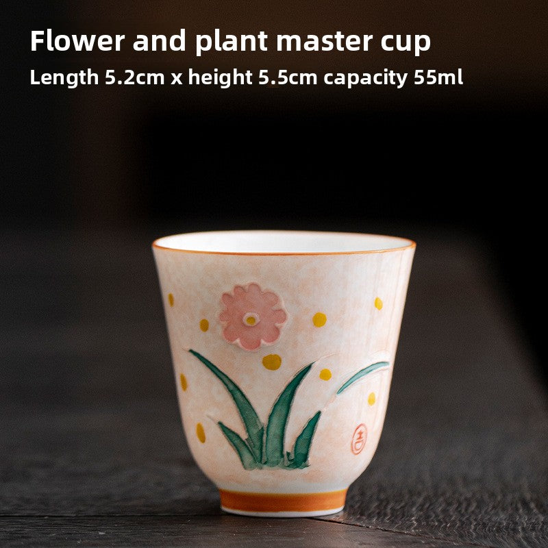 Ceramic teacup