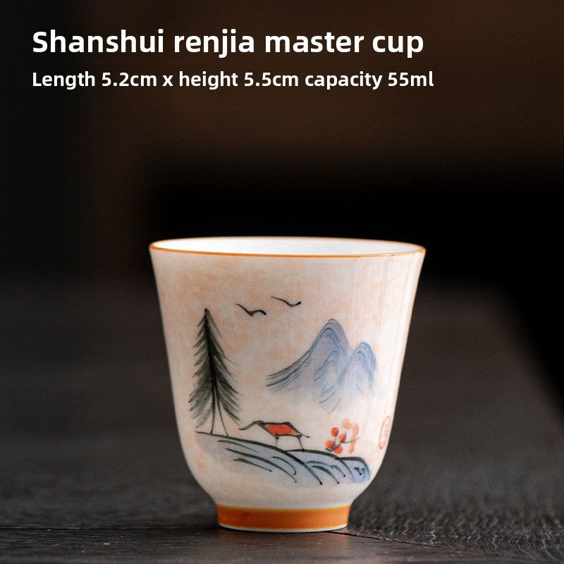 Ceramic teacup