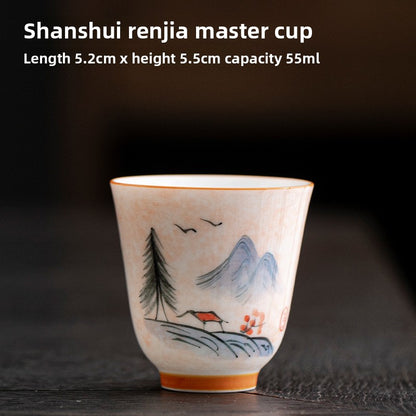 Ceramic teacup