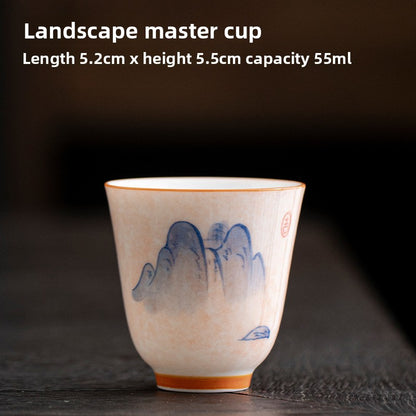 Ceramic teacup
