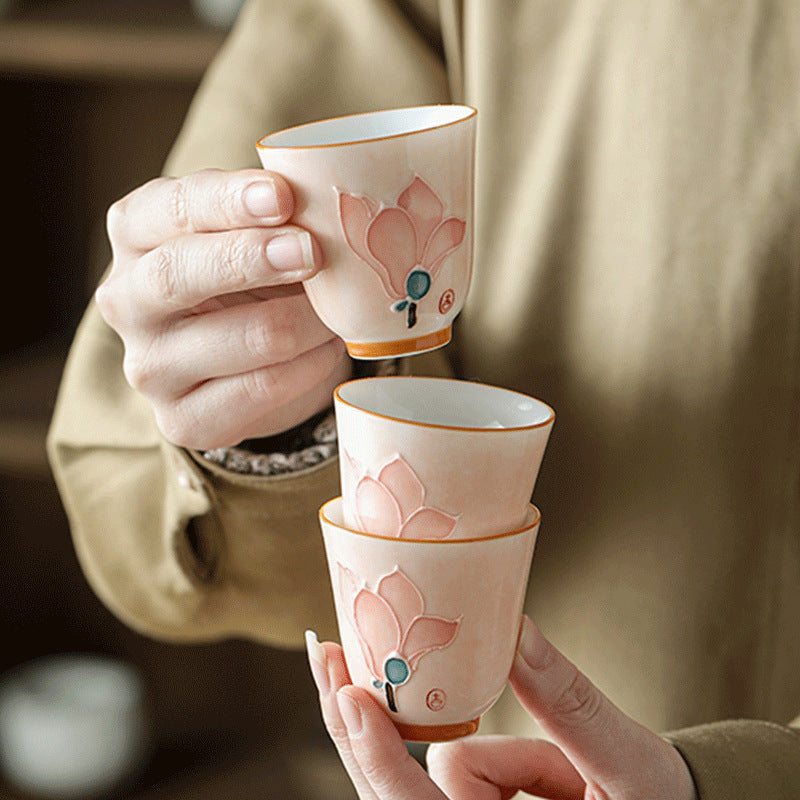 Ceramic teacup