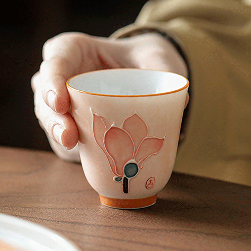 Ceramic teacup