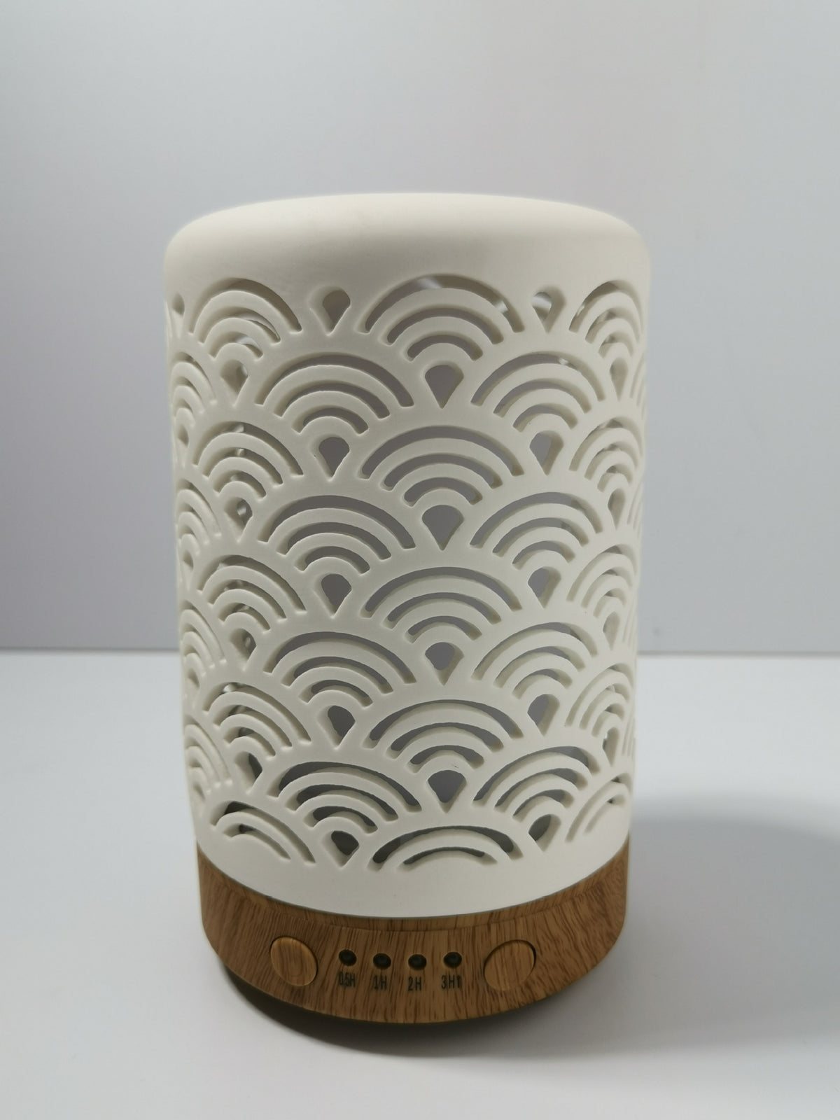 Ceramic Ultrasonic Aromatherapy Humidifier with Colorful LED Lights