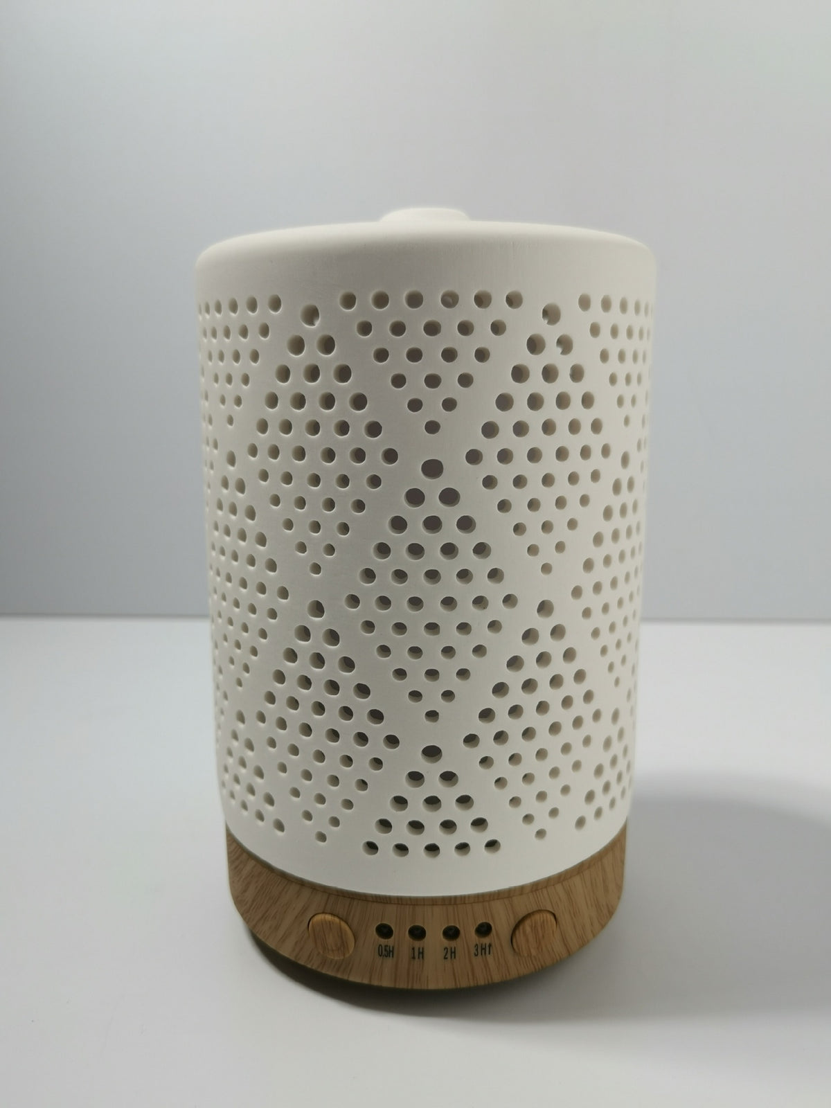 Ceramic Ultrasonic Aromatherapy Humidifier with Colorful LED Lights