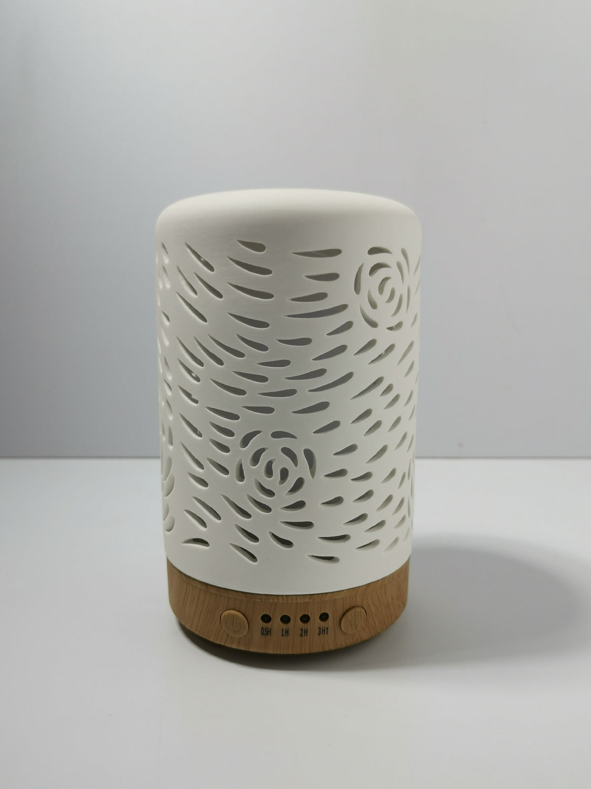 Ceramic Ultrasonic Aromatherapy Humidifier with Colorful LED Lights