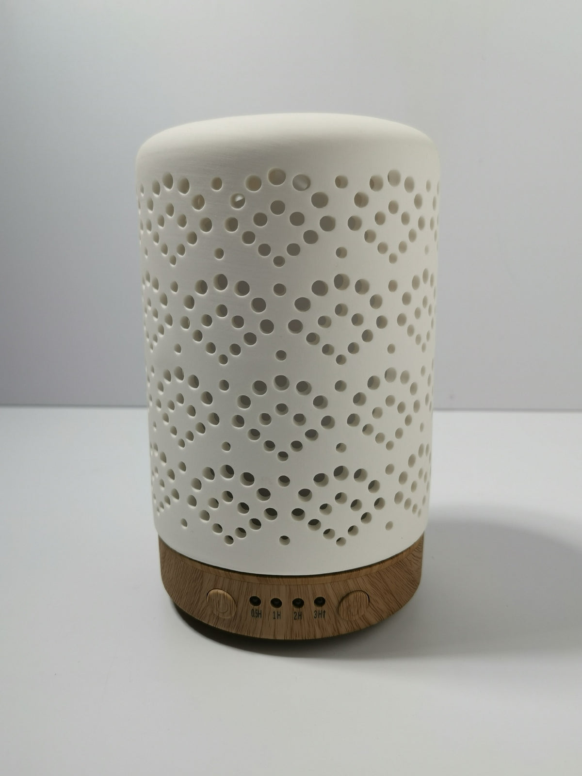 Ceramic Ultrasonic Aromatherapy Humidifier with Colorful LED Lights