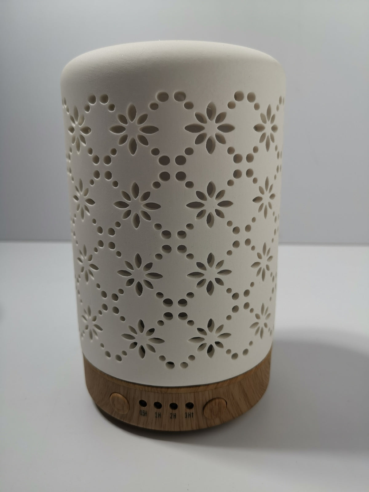 Ceramic Ultrasonic Aromatherapy Humidifier with Colorful LED Lights