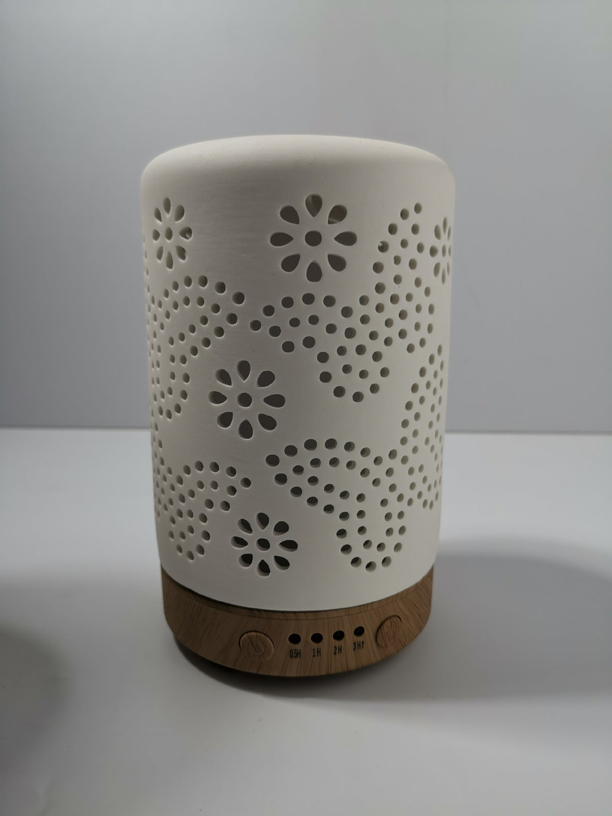 Ceramic Ultrasonic Aromatherapy Humidifier with Colorful LED Lights