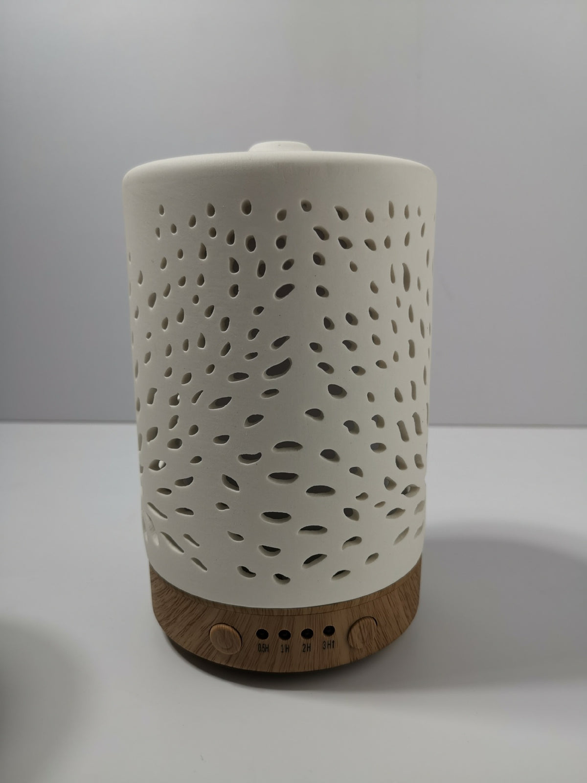 Ceramic Ultrasonic Aromatherapy Humidifier with Colorful LED Lights