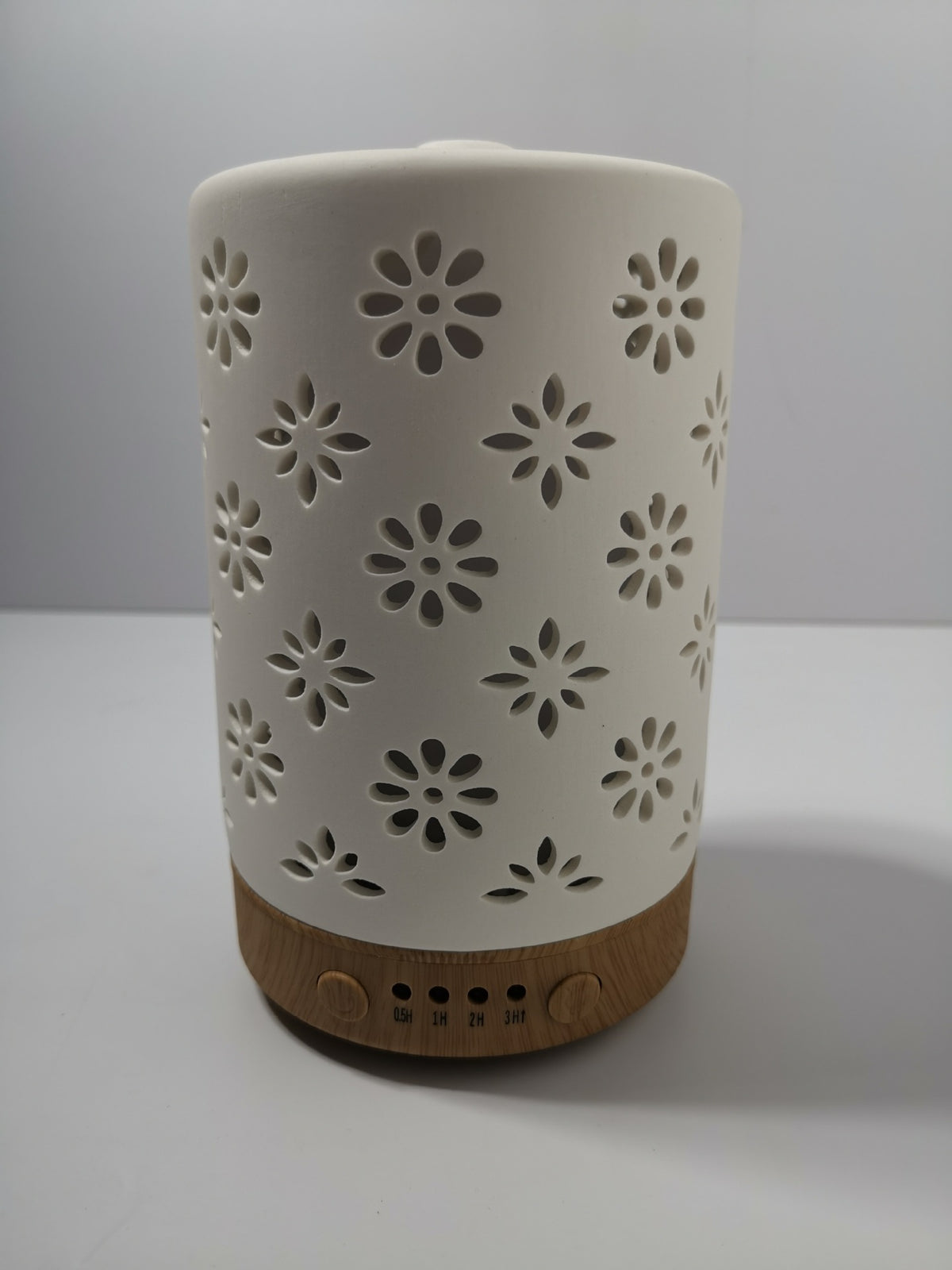 Ceramic Ultrasonic Aromatherapy Humidifier with Colorful LED Lights