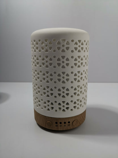 Ceramic Ultrasonic Aromatherapy Humidifier with Colorful LED Lights