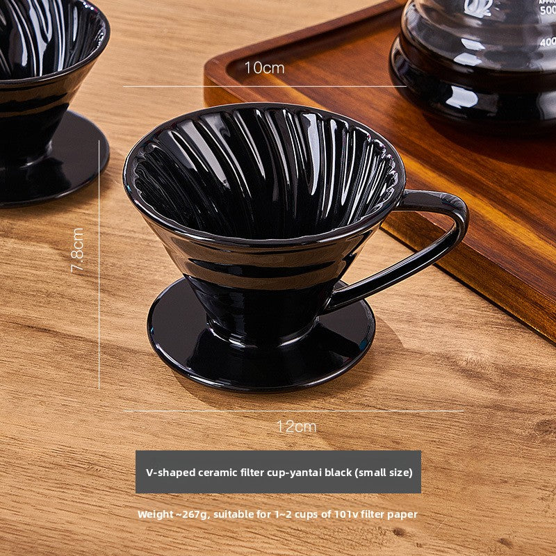 Ceramic V60 Coffee Dripper Filter Cup