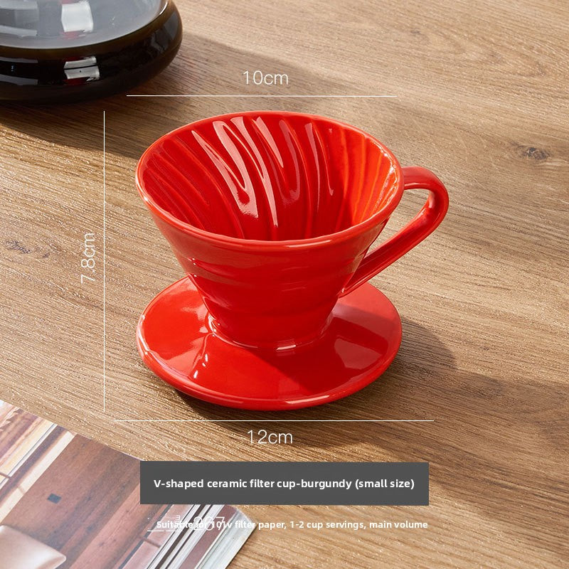Ceramic V60 Coffee Dripper Filter Cup