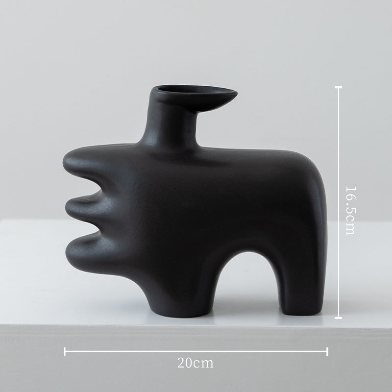 Ceramic vase modern minimalist decorative item
