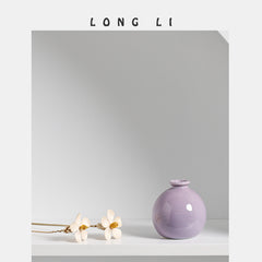 Small Round Bottle Purple