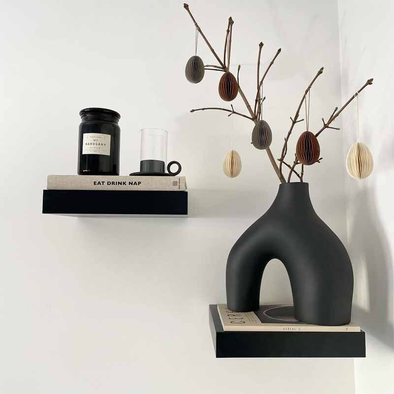 Ceramic Vase Wabi-Sabi Style Home Decoration Flower Vessel
