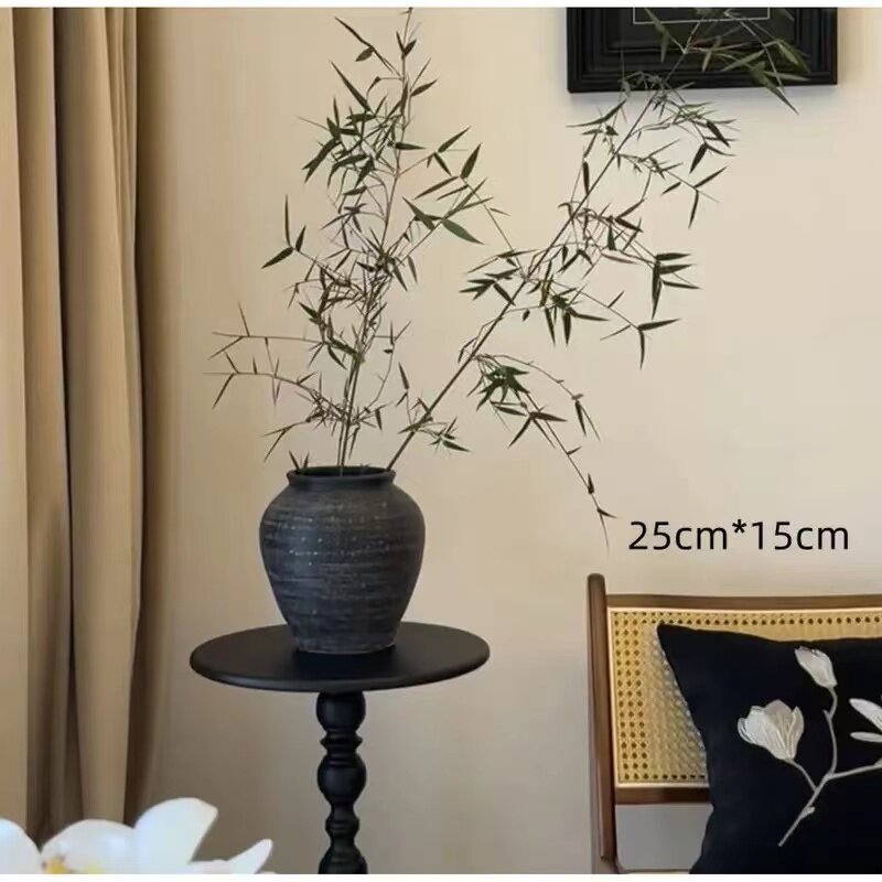 Ceramic Vase Wabi-Sabi Style Home Decoration Flower Vessel