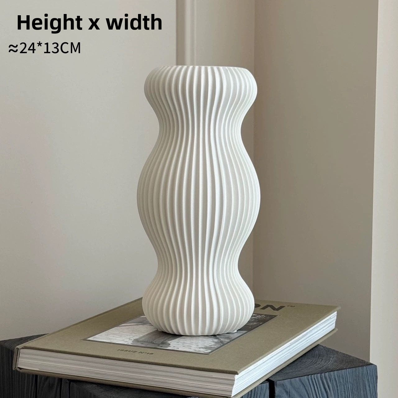 Ceramic Vase Wabi-Sabi Style Home Decoration Flower Vessel