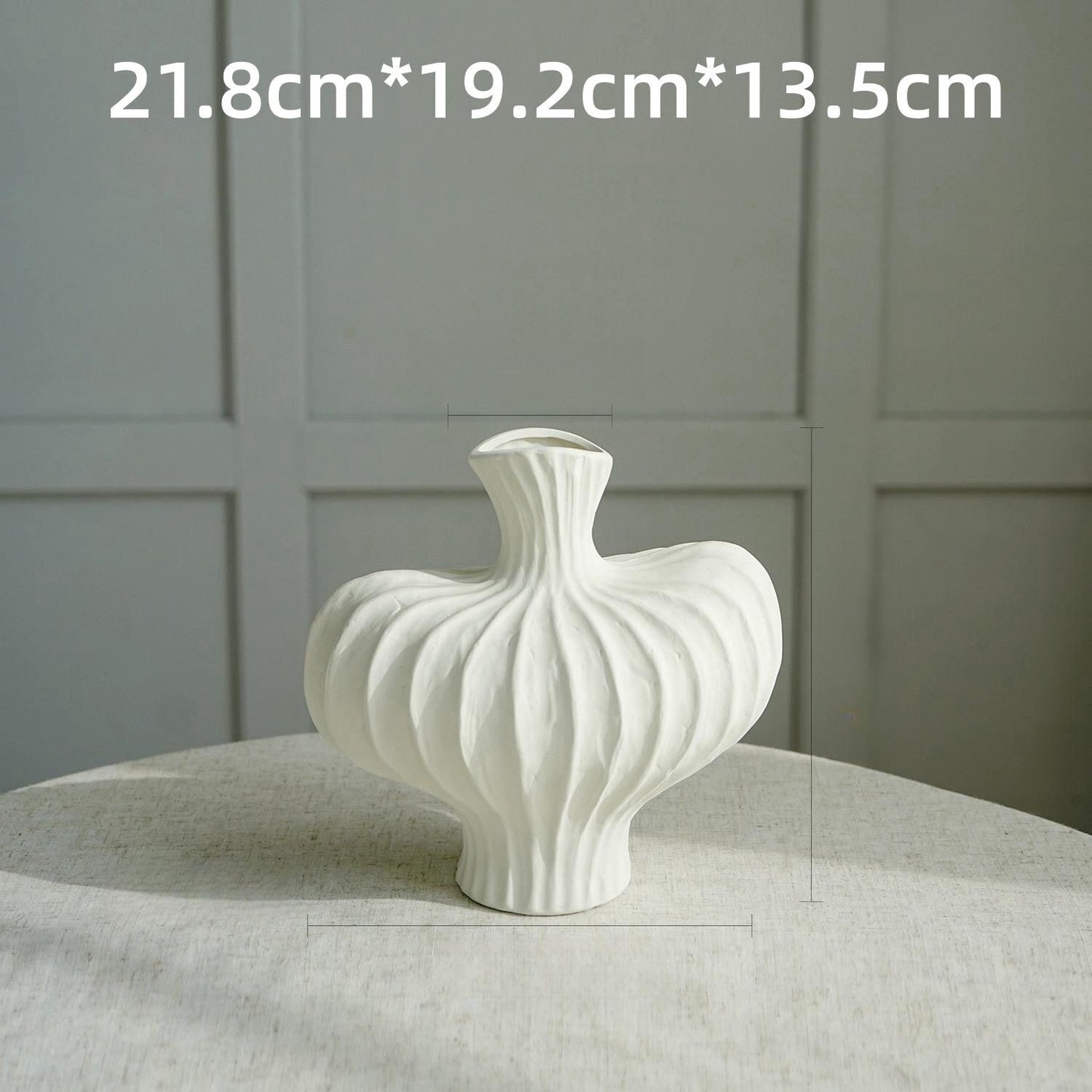 Ceramic Vase Wabi-Sabi Style Home Decoration Flower Vessel