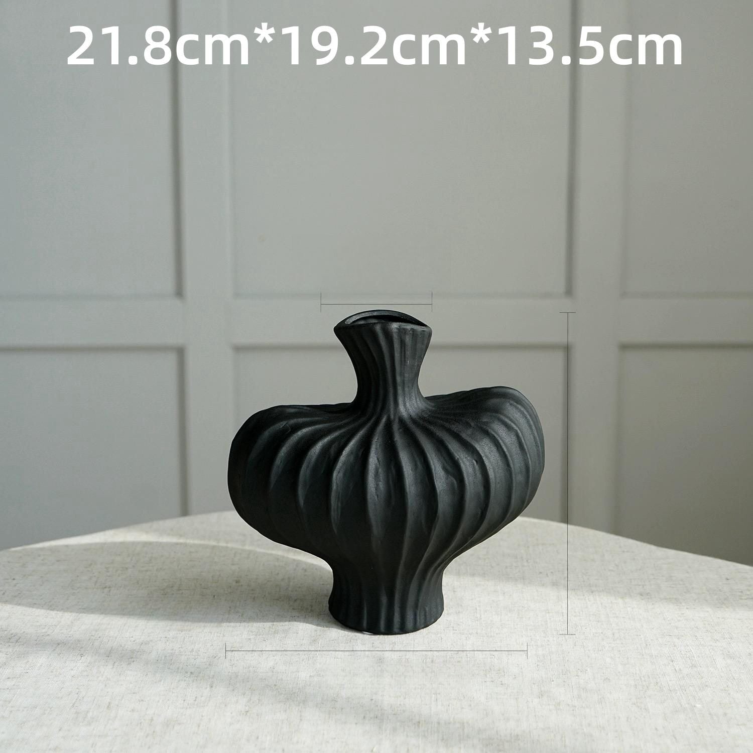 Ceramic Vase Wabi-Sabi Style Home Decoration Flower Vessel