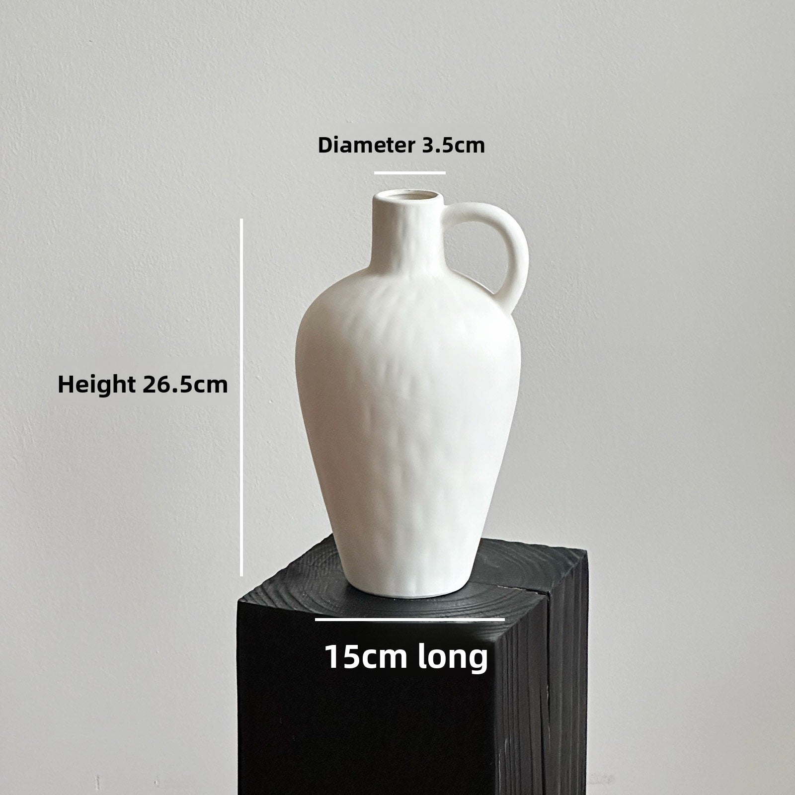 Ceramic Vase Wabi-Sabi Style Home Decoration Flower Vessel