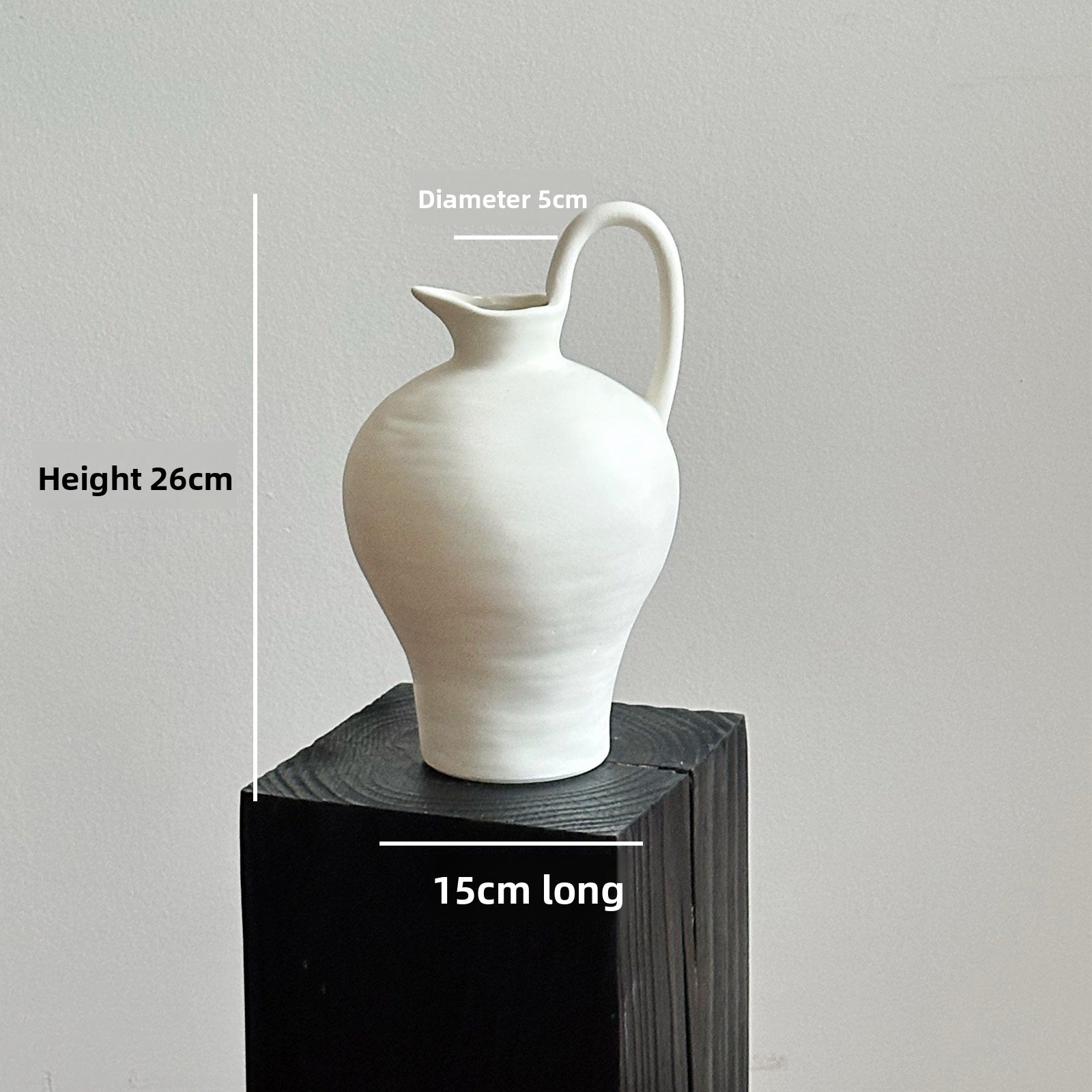 Ceramic Vase Wabi-Sabi Style Home Decoration Flower Vessel