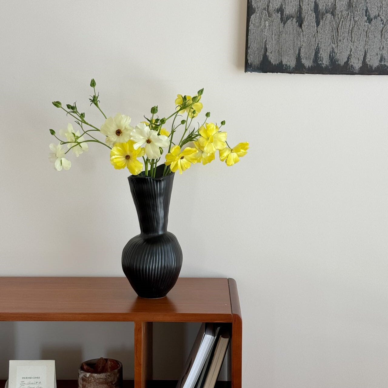 Ceramic Vase Wabi-Sabi Style Home Decoration Flower Vessel