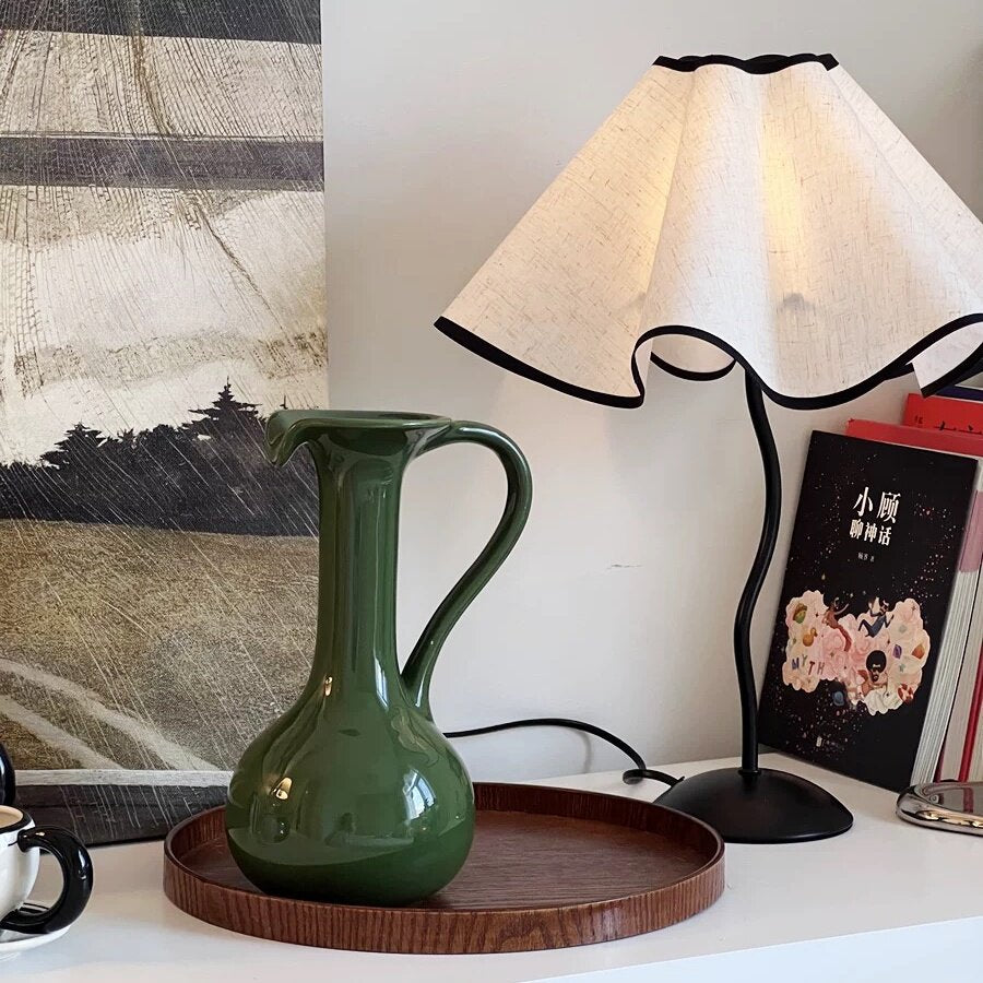 Ceramic Vase Wabi-Sabi Style Home Decoration Flower Vessel