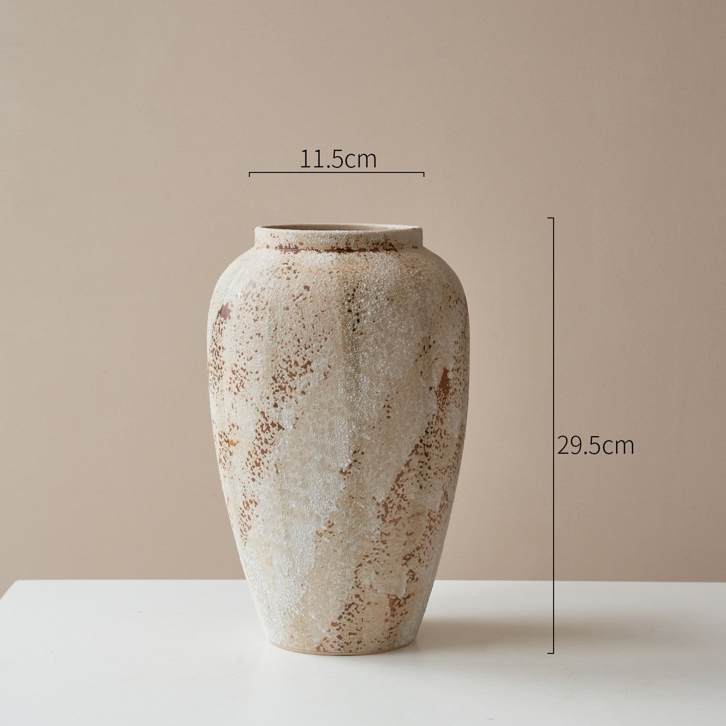 Ceramic Vase with Artificial Flowers