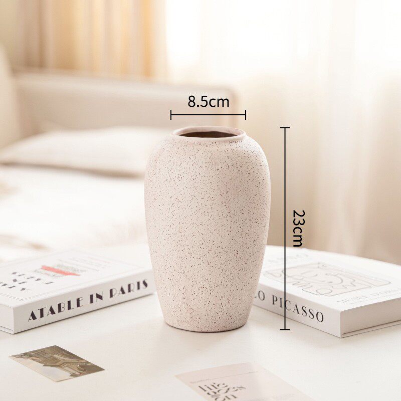 Ceramic Vase with Artificial Sophora Flower