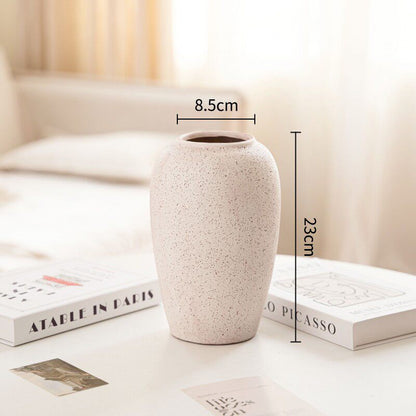 Ceramic Vase with Artificial Sophora Flower