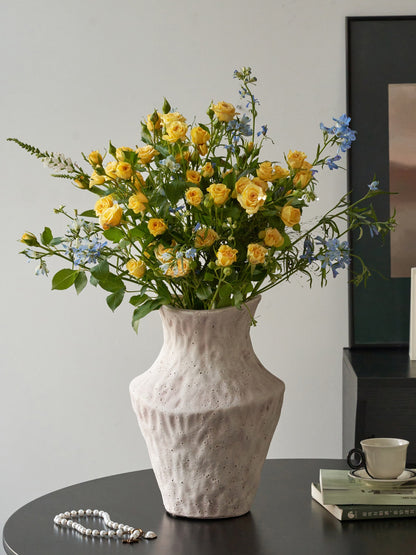 Ceramic Vase with Artificial Sophora Flower