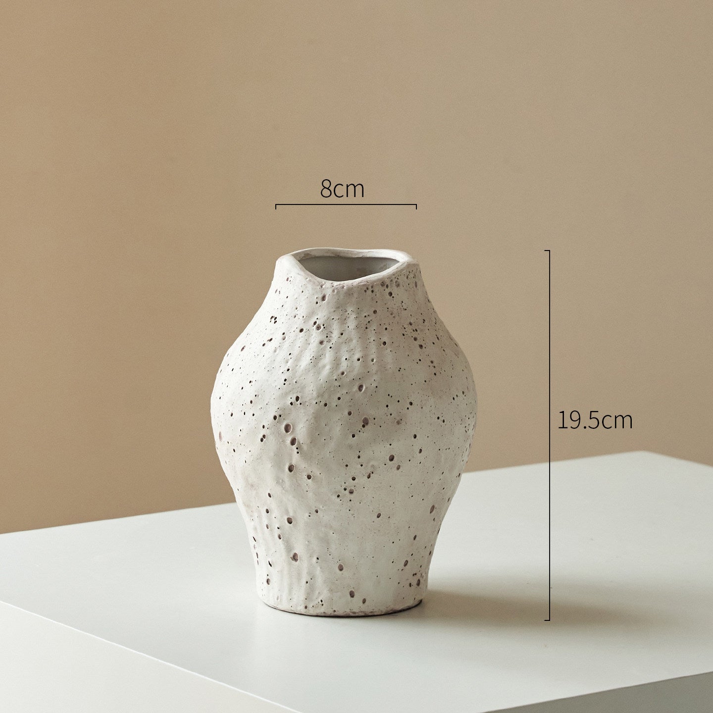 Ceramic Vase with Artificial Sophora Flower